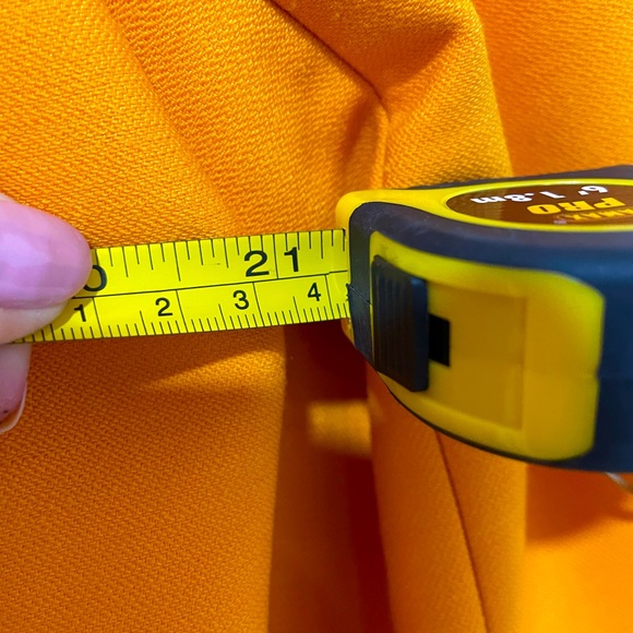 NWOT Babaton Aritzia orange size medium long blazer jacket - Picture 13 of 15